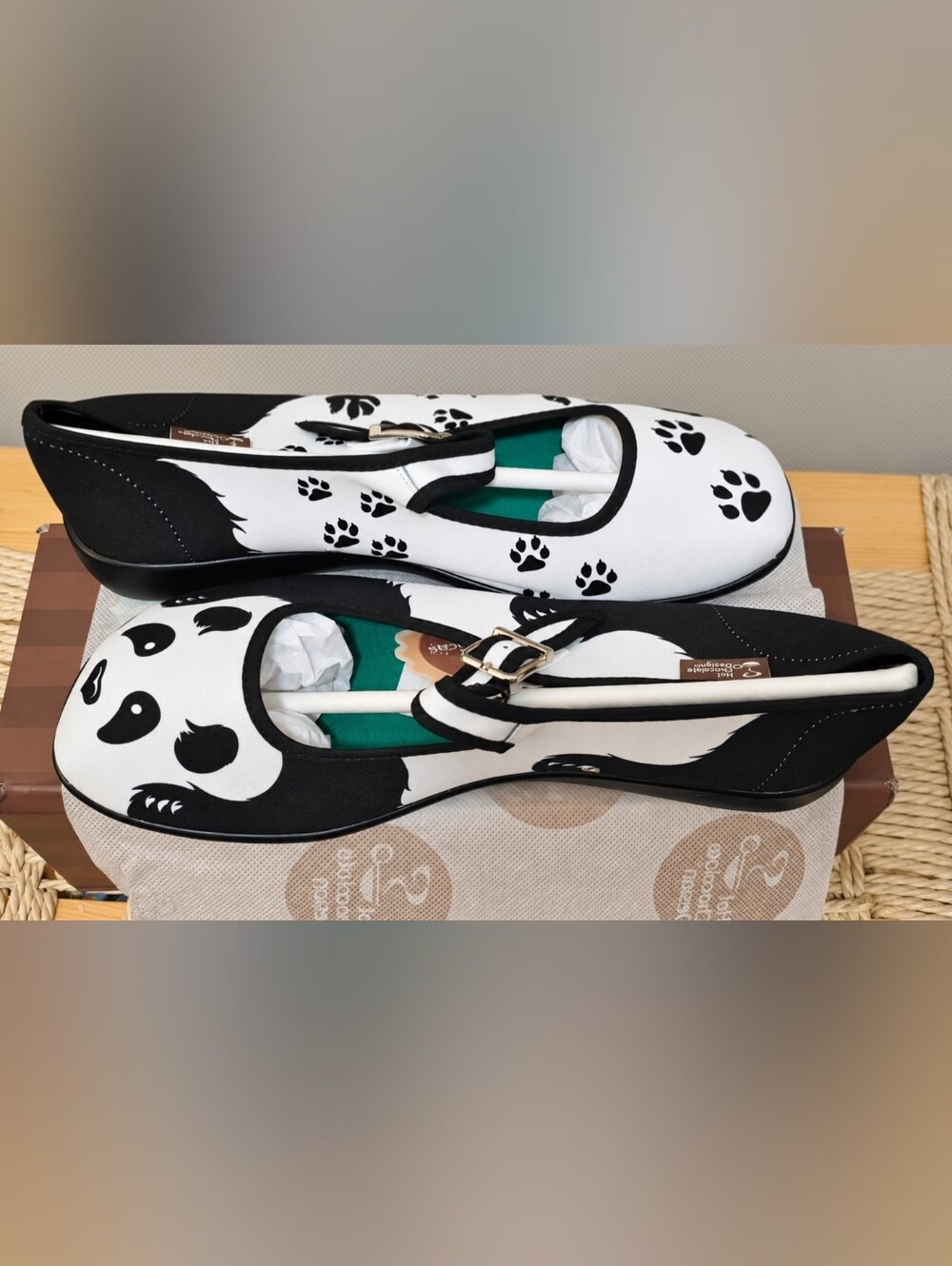 Hot Chocolate Design Panda Chocolaticas Mary Jane 39 US 9 Rare NIB